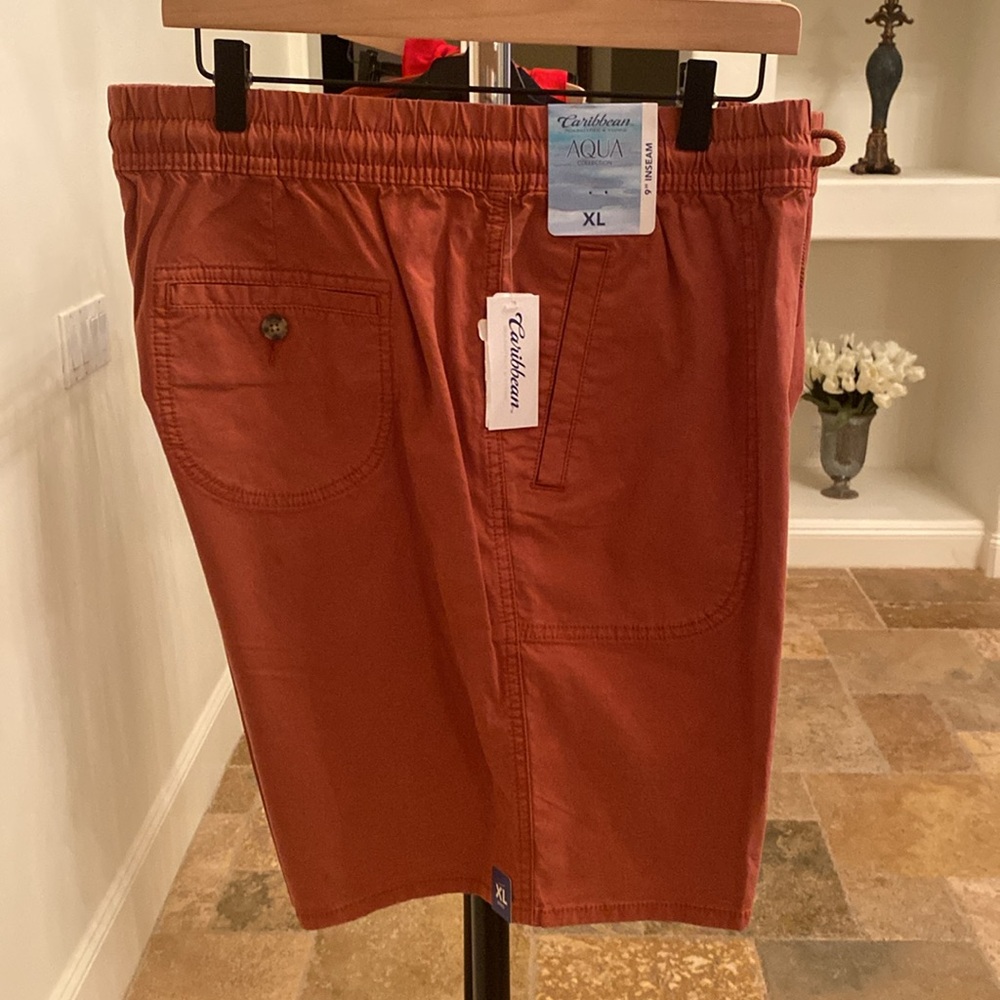 ON SALE! Caribbean Aqua Collection - 9 “inseam - sienna color - size XL.